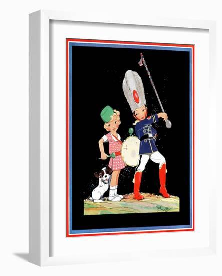 Child Parade - Child Life-John Gee-Framed Giclee Print