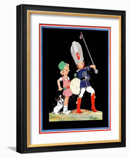 Child Parade - Child Life-John Gee-Framed Giclee Print