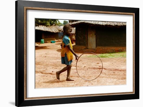 Child Playing-Mauro Fermariello-Framed Photographic Print