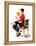 "Child Psychology" or "Spanking", November 25,1933-Norman Rockwell-Framed Premier Image Canvas