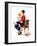 "Child Psychology" or "Spanking", November 25,1933-Norman Rockwell-Framed Premium Giclee Print