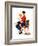 "Child Psychology" or "Spanking", November 25,1933-Norman Rockwell-Framed Giclee Print