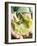 Child's Hands Holding Cabbage Leaf with Snail-null-Framed Photographic Print