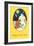 Child, Snowman, Smiling Moon-null-Framed Premium Giclee Print