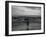 Child Standing at the Edge of Tide-Krzysztof Rost-Framed Photographic Print