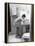 Child Star Margaret O'Brien Brushing Her Teeth-Bob Landry-Framed Premier Image Canvas