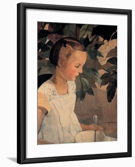 Child with a Bowl-Casorati Felice-Framed Premium Giclee Print