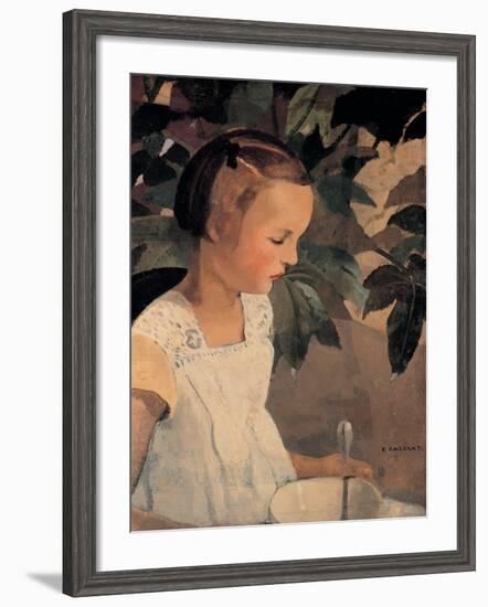 Child with a Bowl-Casorati Felice-Framed Giclee Print