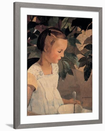 Child with a Bowl-Casorati Felice-Framed Giclee Print