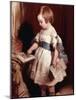 Child with a Drawing-Edwin Henry Landseer-Mounted Giclee Print