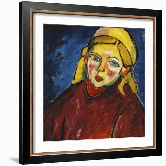 Child with Blue Eyes-Alexej Von Jawlensky-Framed Giclee Print