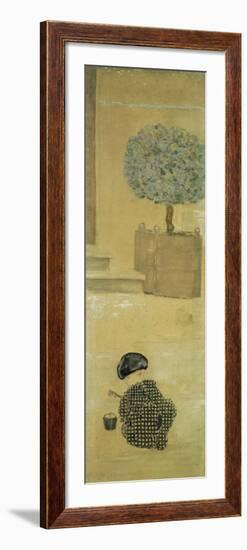 Child with Bucket-Pierre Bonnard-Framed Art Print