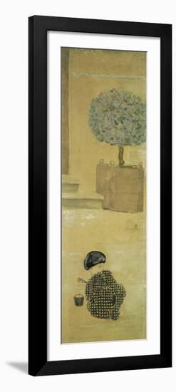 Child with Bucket-Pierre Bonnard-Framed Art Print