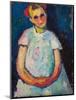 Child with Folded Hands, C. 1909 (Oil on Canvas)-Alexej Von Jawlensky-Mounted Giclee Print