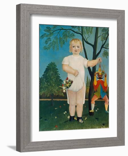 Child with Jumping Jack, 1903-Henri Rousseau-Framed Giclee Print