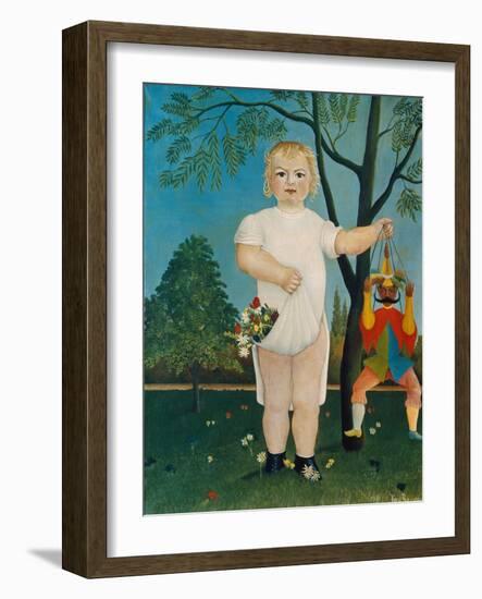 Child with Jumping Jack, 1903-Henri Rousseau-Framed Giclee Print