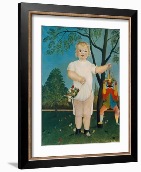 Child with Jumping Jack, 1903-Henri Rousseau-Framed Giclee Print