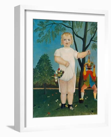 Child with Jumping Jack, 1903-Henri Rousseau-Framed Giclee Print