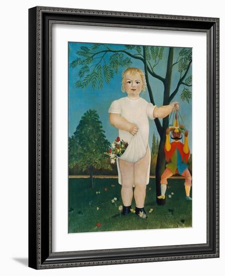 Child with Jumping Jack, 1903-Henri Rousseau-Framed Giclee Print