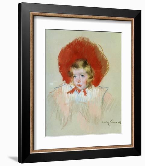 Child with Red Hat-Mary Cassatt-Framed Giclee Print