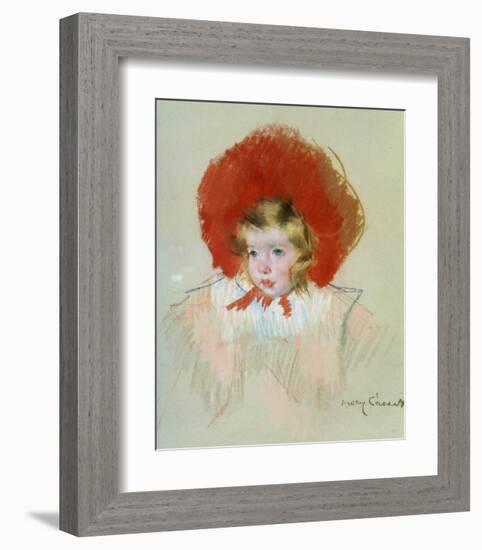 Child with Red Hat-Mary Cassatt-Framed Giclee Print