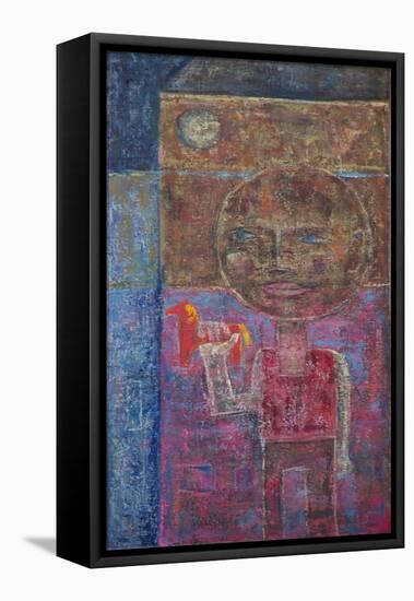 Child with Toy-Ruth Addinall-Framed Premier Image Canvas