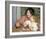 Child with Toys - Gabrielle and the Artist's Son, Jean-Pierre-Auguste Renoir-Framed Premium Giclee Print