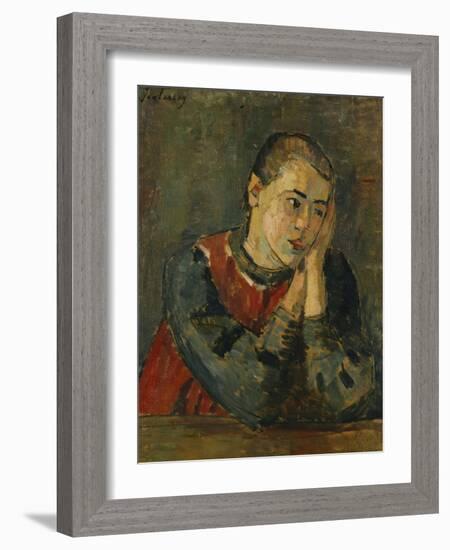 Child with Trimmed Head; Kind Mit Gestutztem Kopf, 1906-Alexej Von Jawlensky-Framed Giclee Print