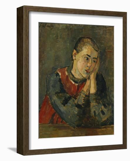 Child with Trimmed Head; Kind Mit Gestutztem Kopf, 1906-Alexej Von Jawlensky-Framed Giclee Print