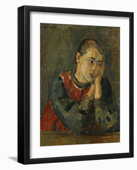 Child with Trimmed Head; Kind Mit Gestutztem Kopf, 1906-Alexej Von Jawlensky-Framed Giclee Print