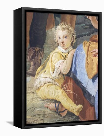Child-Giambattista Tiepolo-Framed Premier Image Canvas