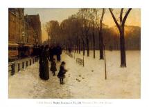 Boston Common at Twilight, 1885-86-Childe Hassam-Art Print