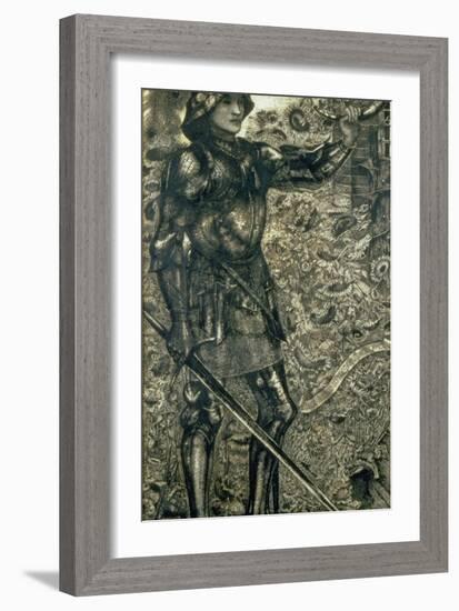 'Childe Roland to the Dark Tower Came', 1861-Edward Burne-Jones-Framed Giclee Print