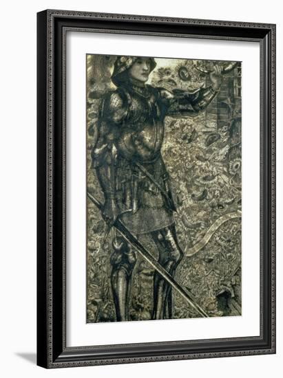 'Childe Roland to the Dark Tower Came', 1861-Edward Burne-Jones-Framed Giclee Print