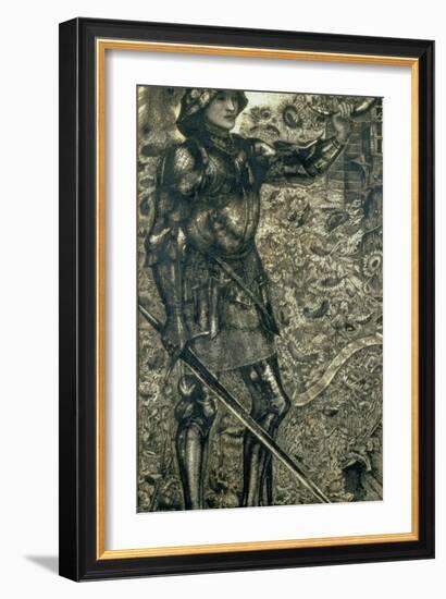 'Childe Roland to the Dark Tower Came', 1861-Edward Burne-Jones-Framed Giclee Print