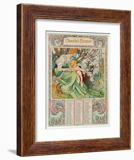 Childhood, 1897-Alphonse Mucha-Framed Giclee Print