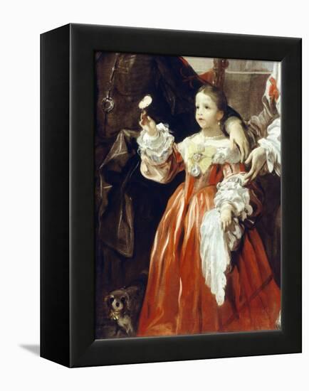 Childhood Figure-Luca Giordano-Framed Premier Image Canvas