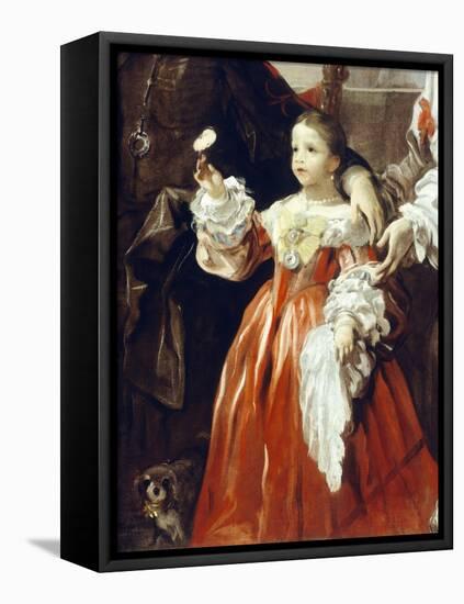 Childhood Figure-Luca Giordano-Framed Premier Image Canvas