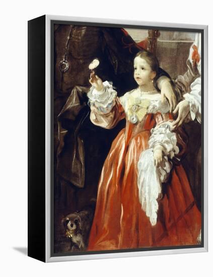 Childhood Figure-Luca Giordano-Framed Premier Image Canvas