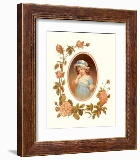 Childhood Flowers I-null-Framed Art Print