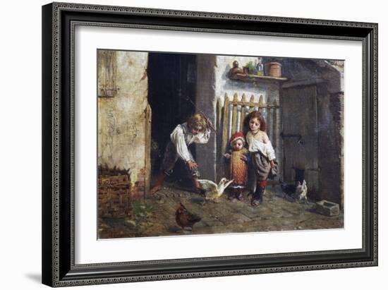 Childhood Leisure Time Games (Trastulli)-Giacomo Mantegazza-Framed Giclee Print