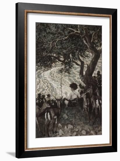 Childhood of John the Baptist-James Jacques Joseph Tissot-Framed Giclee Print