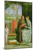 Childhood of the Virgin Mary-Dante Gabriel Rossetti-Mounted Art Print