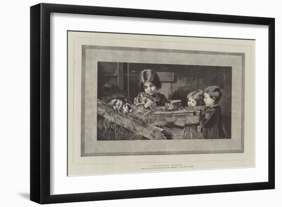 Childhood's Wonders-Marianne Stokes-Framed Giclee Print