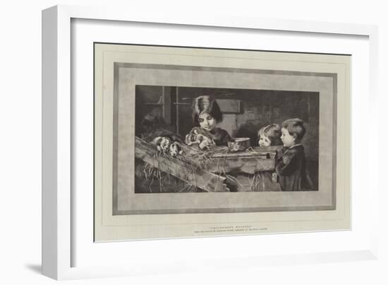 Childhood's Wonders-Marianne Stokes-Framed Giclee Print