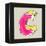 Childlike Gouache Alphabet, Hand Drawn Letter C-Andriy Zholudyev-Framed Stretched Canvas