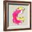 Childlike Gouache Alphabet, Hand Drawn Letter C-Andriy Zholudyev-Framed Art Print