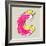 Childlike Gouache Alphabet, Hand Drawn Letter C-Andriy Zholudyev-Framed Art Print