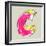 Childlike Gouache Alphabet, Hand Drawn Letter C-Andriy Zholudyev-Framed Premium Giclee Print