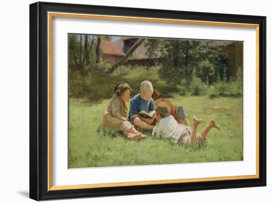 Children, 1890s-Sergei Arsenyevich Vinogradov-Framed Giclee Print